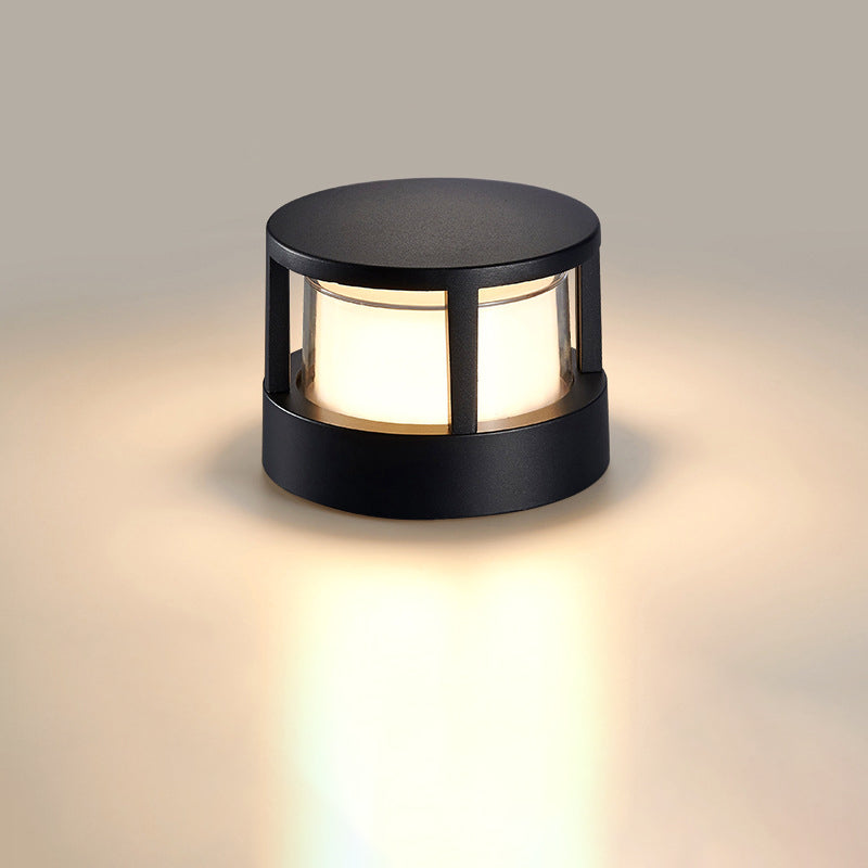 Aluminum Outdoor Lawn Light, LED, Square or Round, Small or Large, 3 Colors