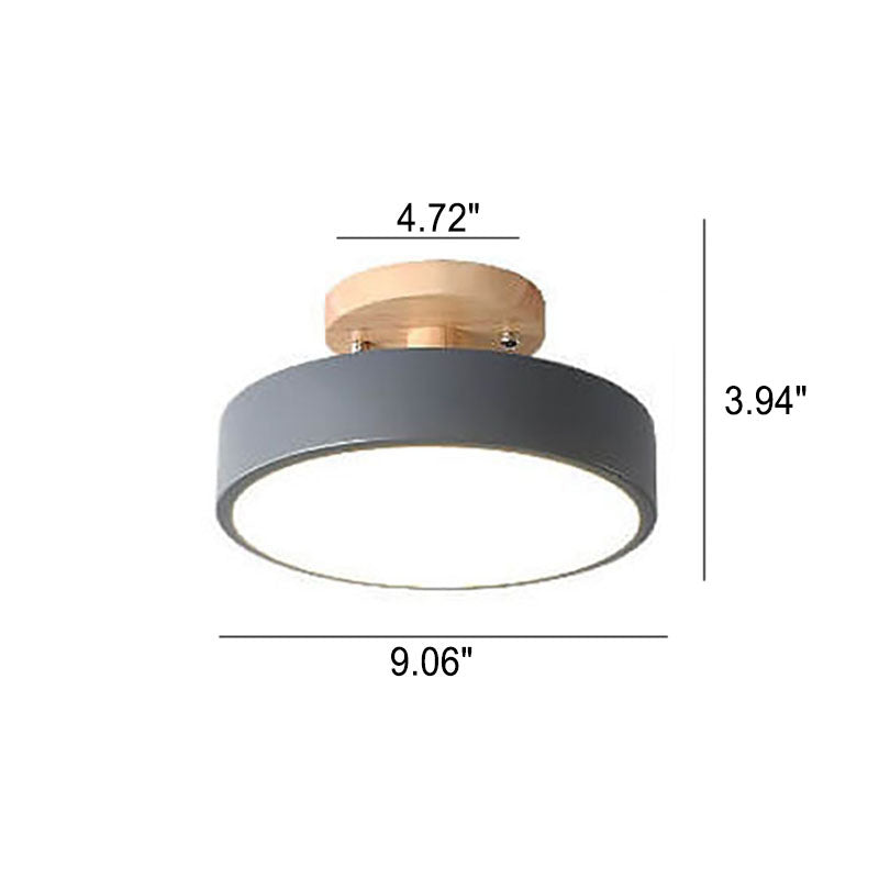 Nordic Round LED Ceiling Light, Large Dimensions