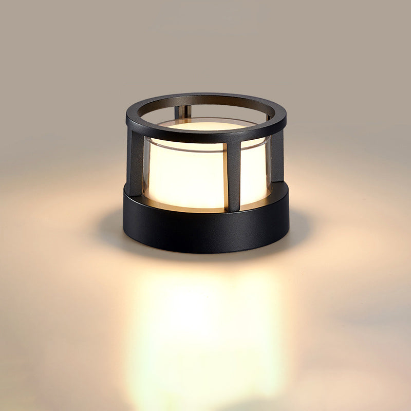Aluminum Outdoor Lawn Light, LED, Square or Round, Small or Large, 3 Colors