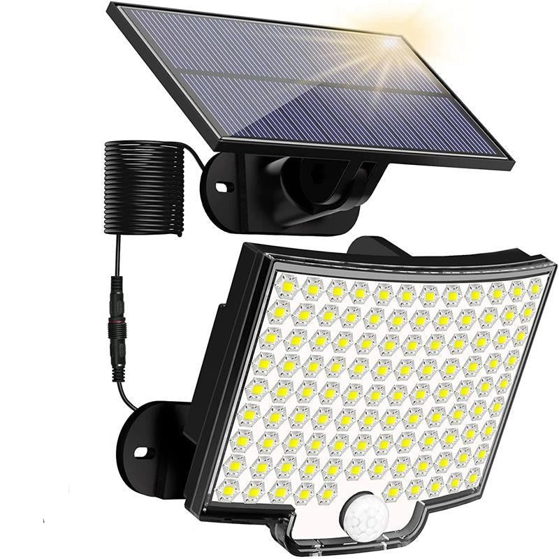 Solar Panel and Light Body with 5M Cable Connection