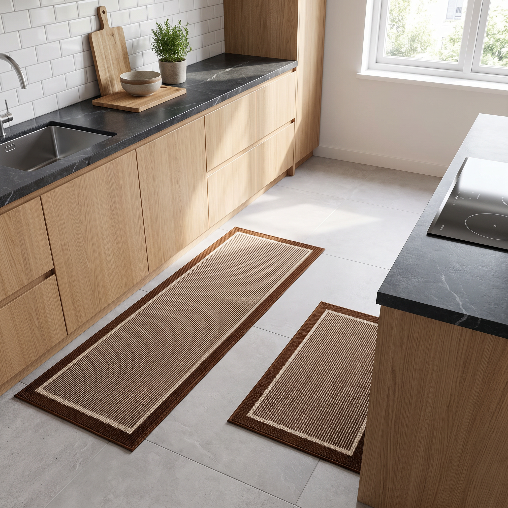 Anti-Slip Kitchen Mat, Polypropylene, Textured Finish