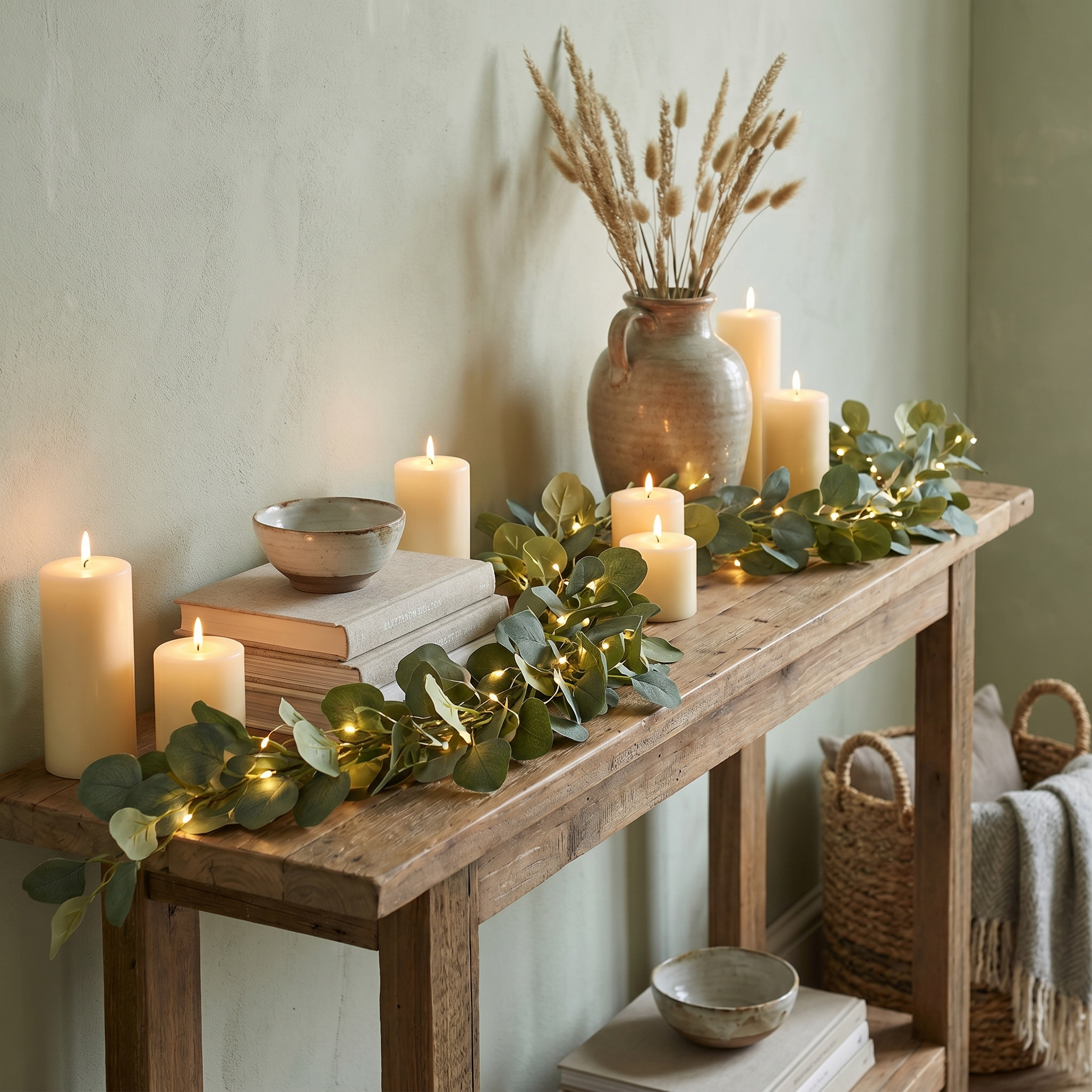 Botanical Garland Light, Warm White LED, Battery or Solar, 2m to 10m