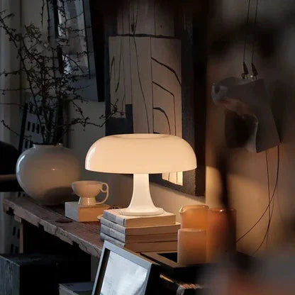 cleo retro mushroom table lamp 13