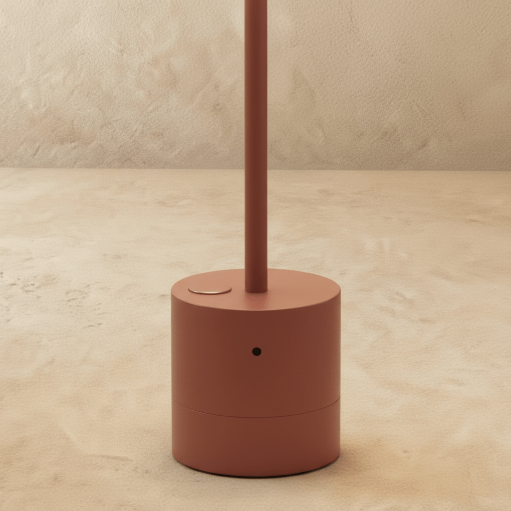 Maren Rechargeable Table Lamp, Aluminum, Touch Dimmable