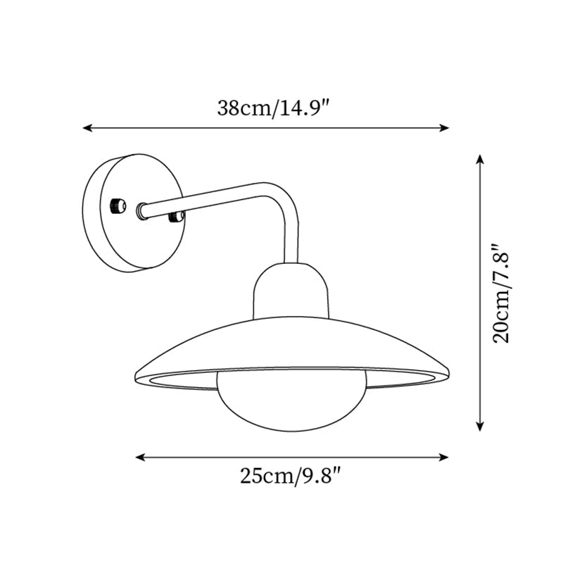 Elowen Travertine Wall Lamp, Gold Arm, Dimmable