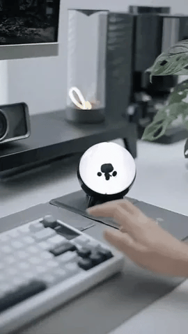 Ferrofluid Sound-Reactive Display, Bluetooth and AUX, ABS and Glass