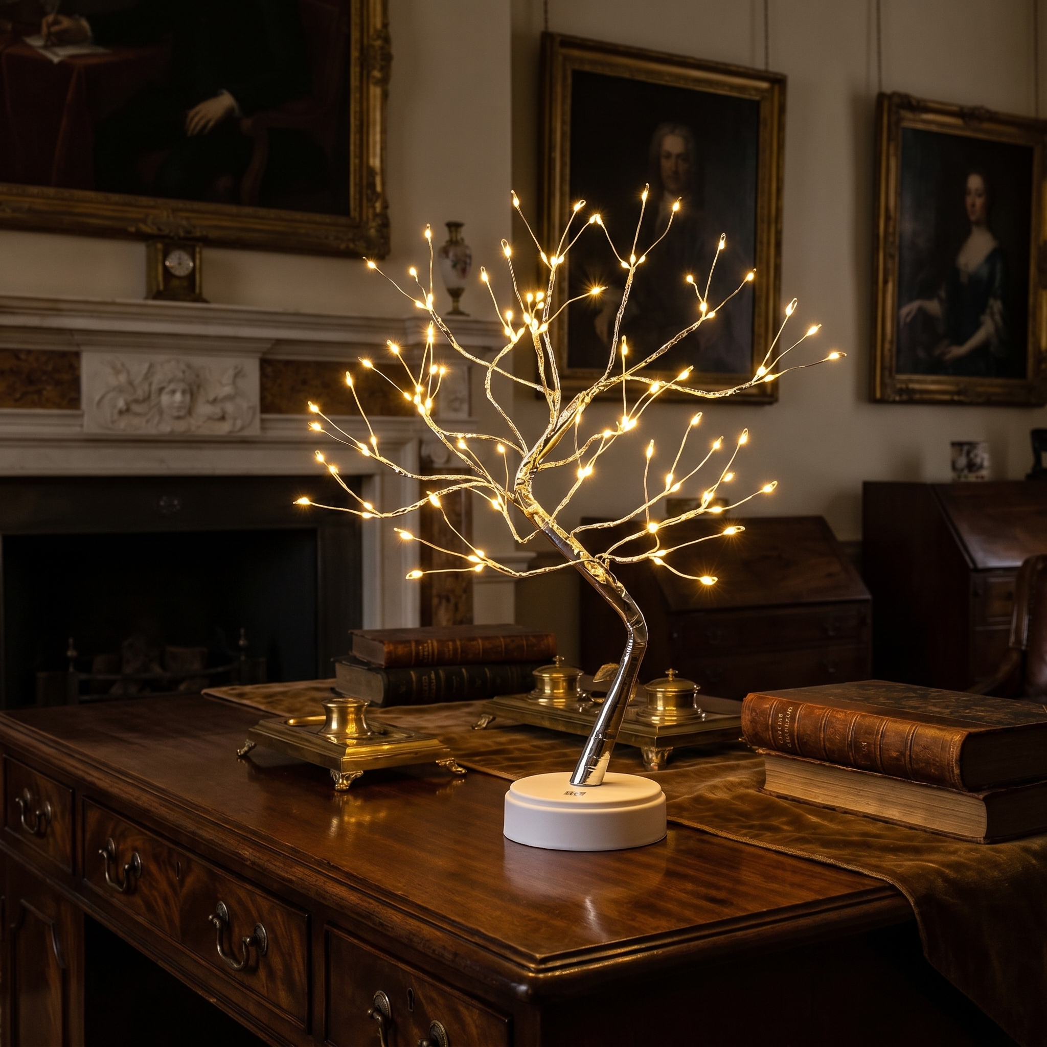 Fairy Tree Light, Flexible Branches, Warm White LED, USB or Battery