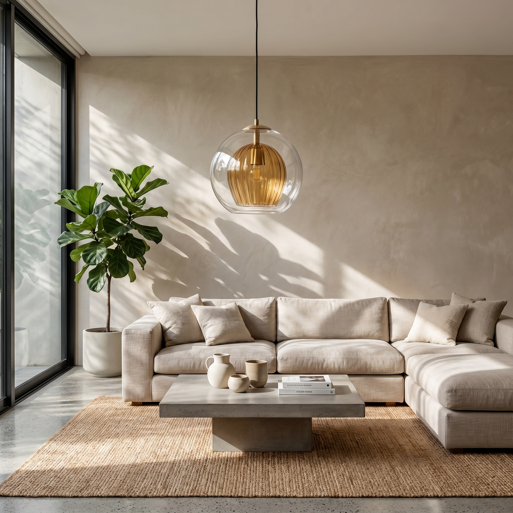 Glass Globe Pendant Light, Clear or Amber, G4 LED, 15, 20 or 25 cm, IP20