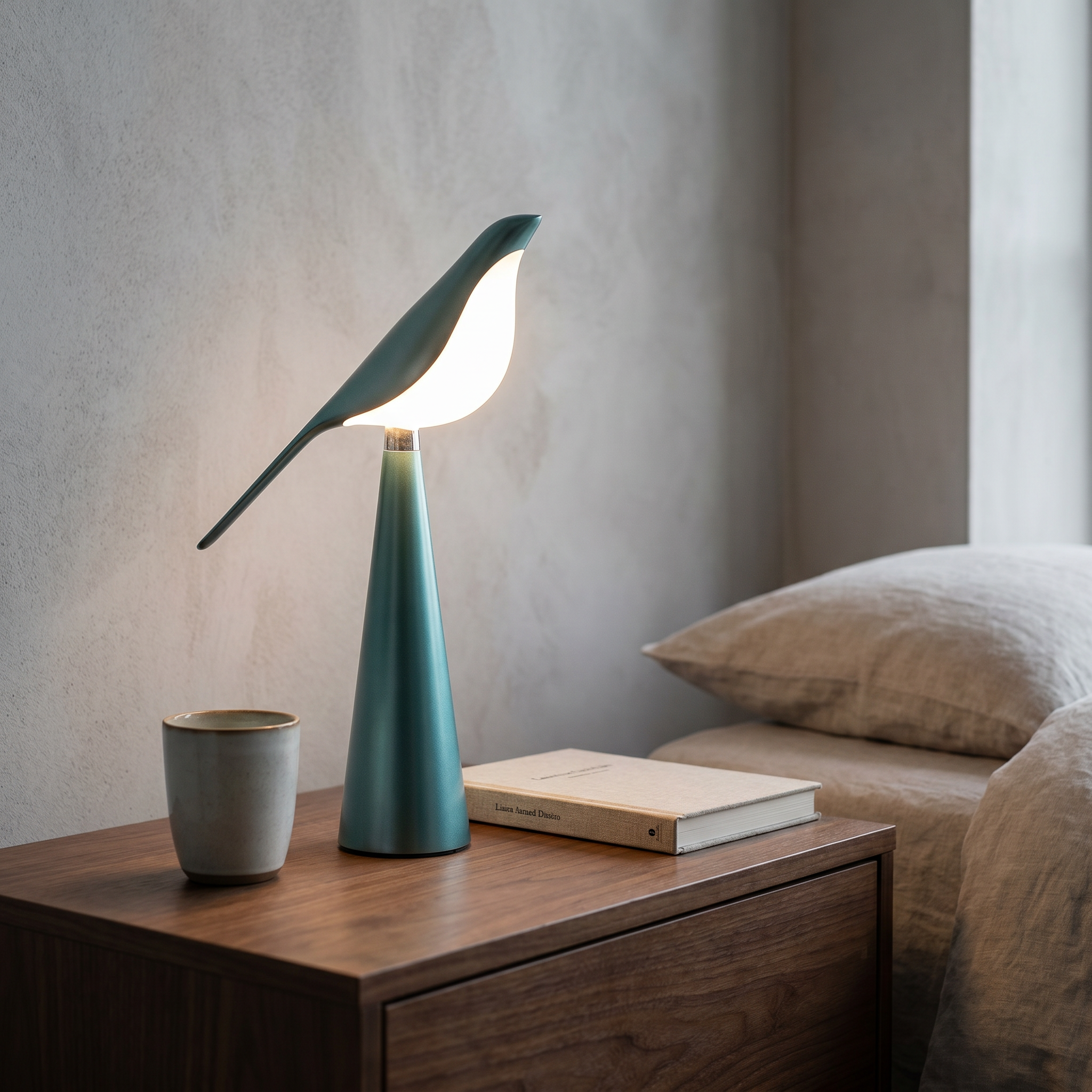 Magpie Desk Lamp, Rotatable Head, Nine Brightness Levels, USB, 10W