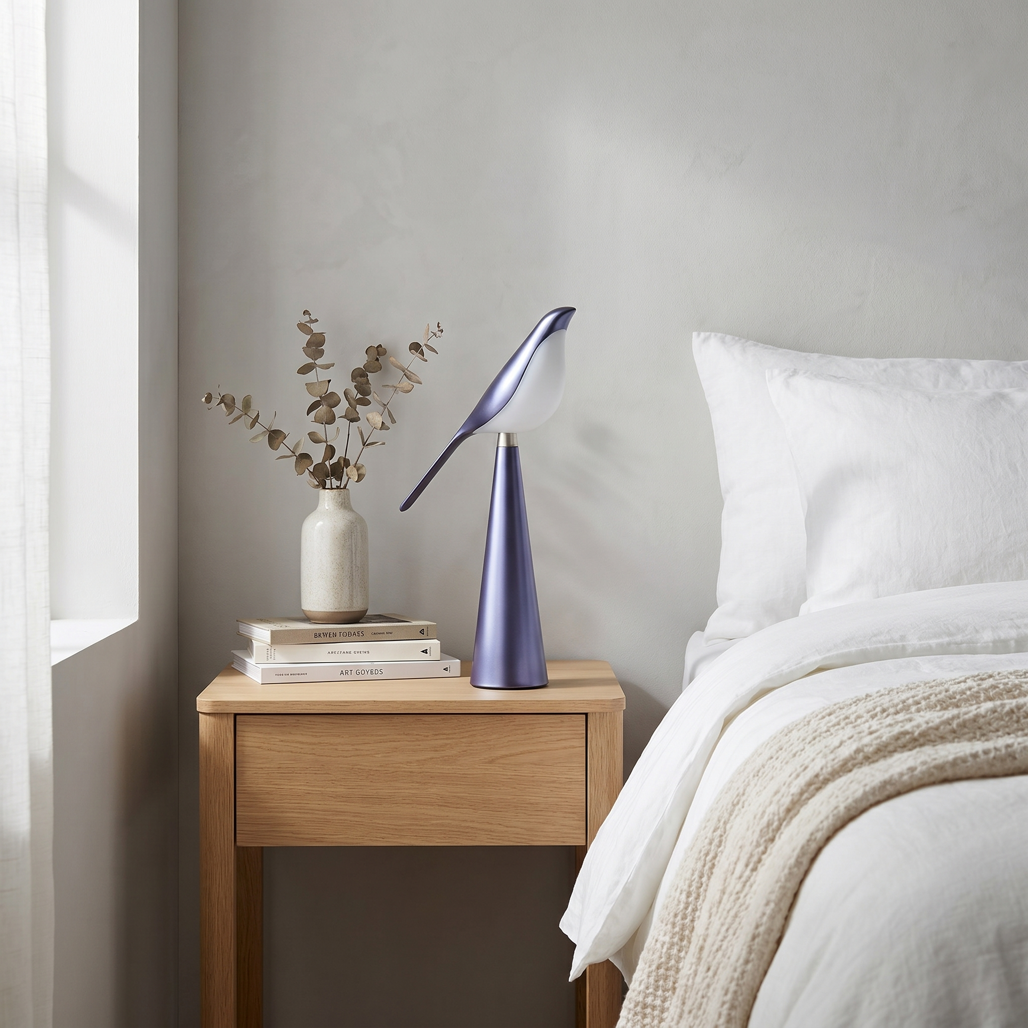 Magpie Desk Lamp, Rotatable Head, Nine Brightness Levels, USB, 10W