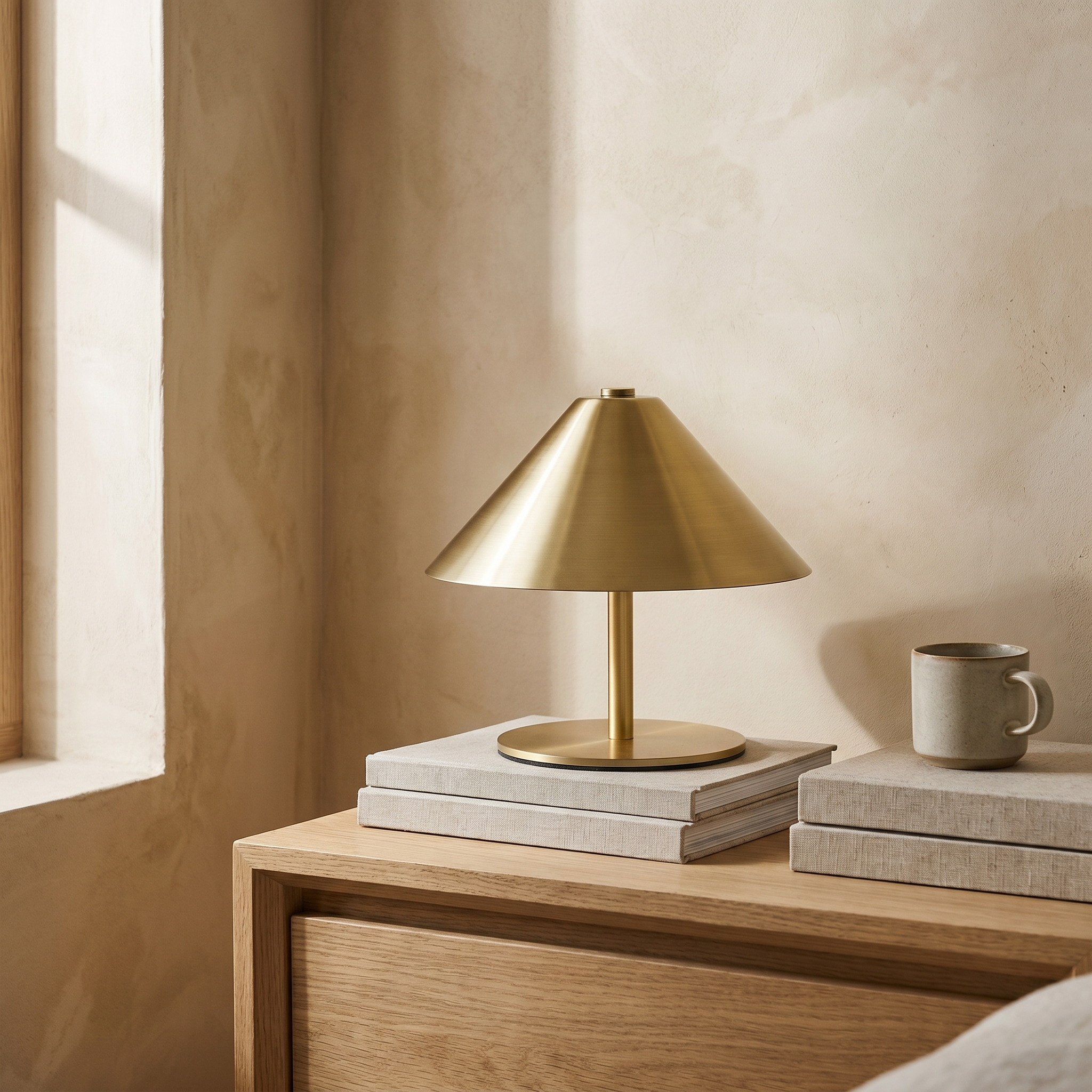 Rechargeable Touch Lamp, Iron and ABS, 3W LED, Three Color Temps, USB