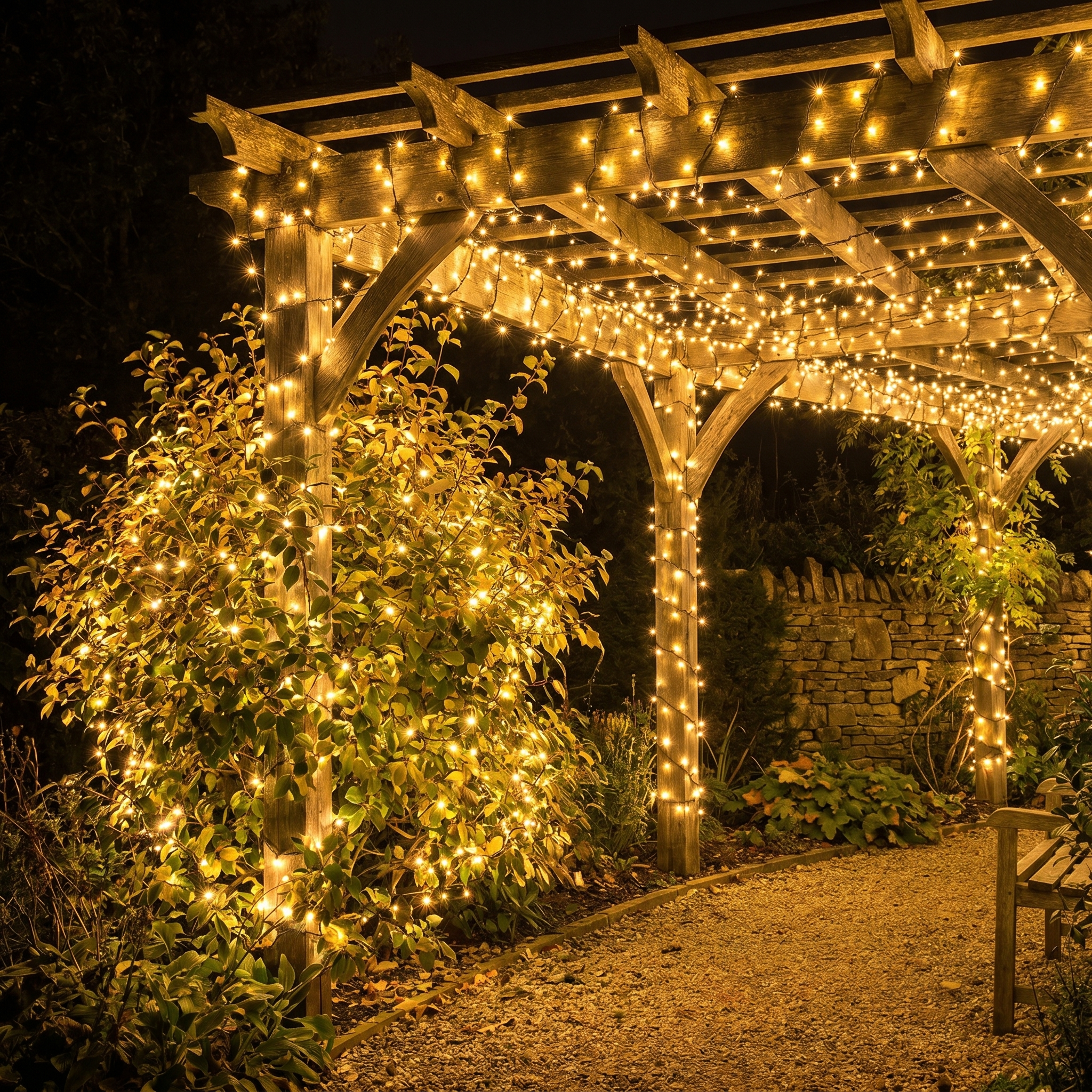 Solar String Fairy Lights, IP65 Waterproof, Copper Wire, 8 Colors
