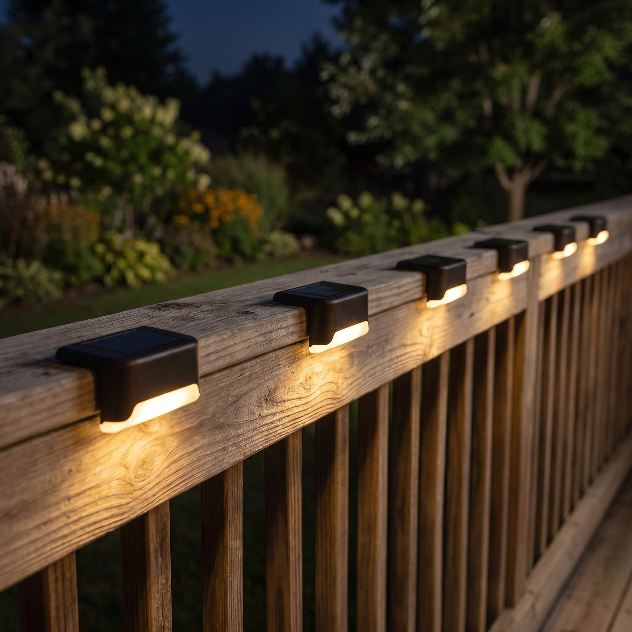 Solar Step Lights, Dusk to Dawn Sensor, IP44 Weatherproof, LED