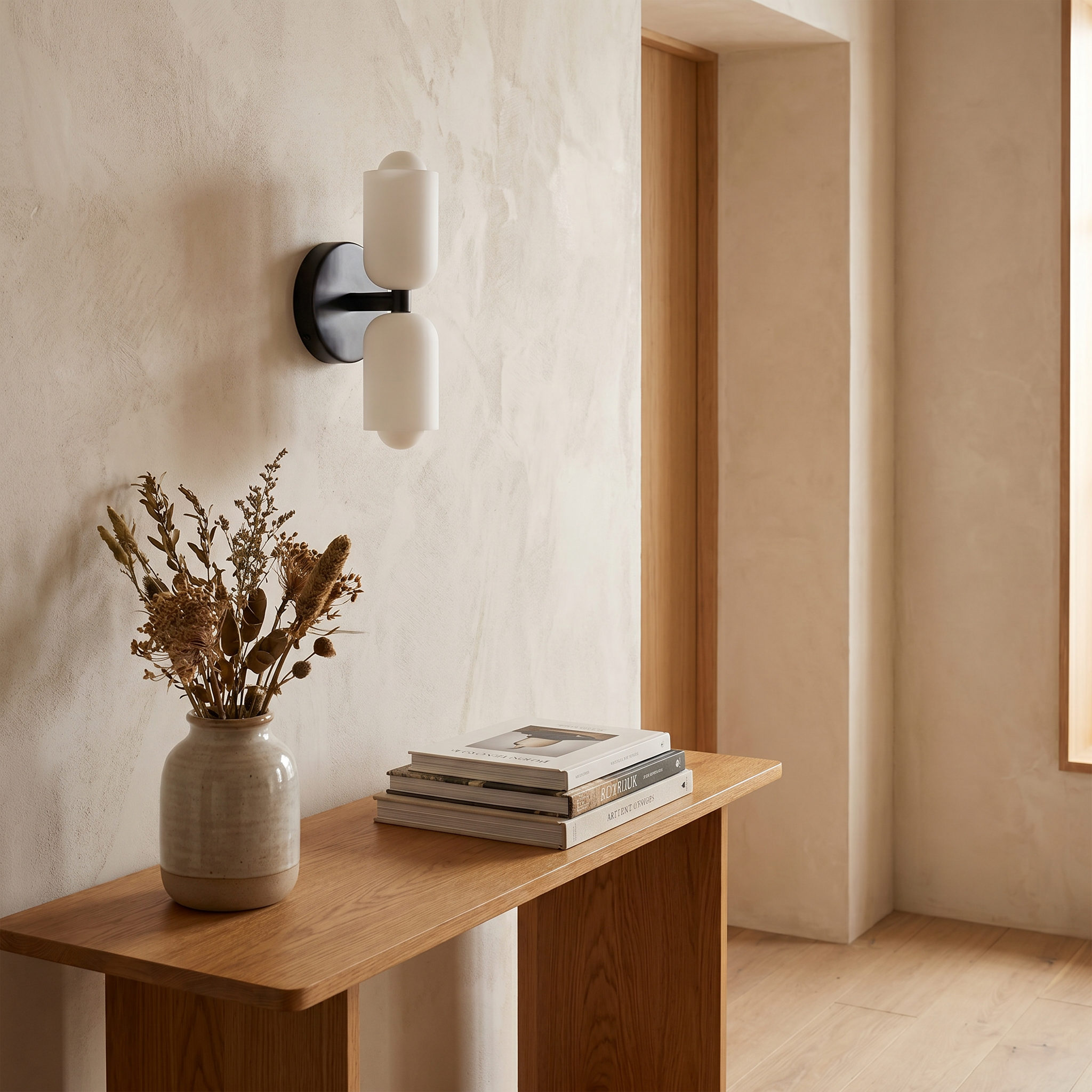 Up Down Wall Light, Metal, E14, Hardwired or Plug In, Six Colors