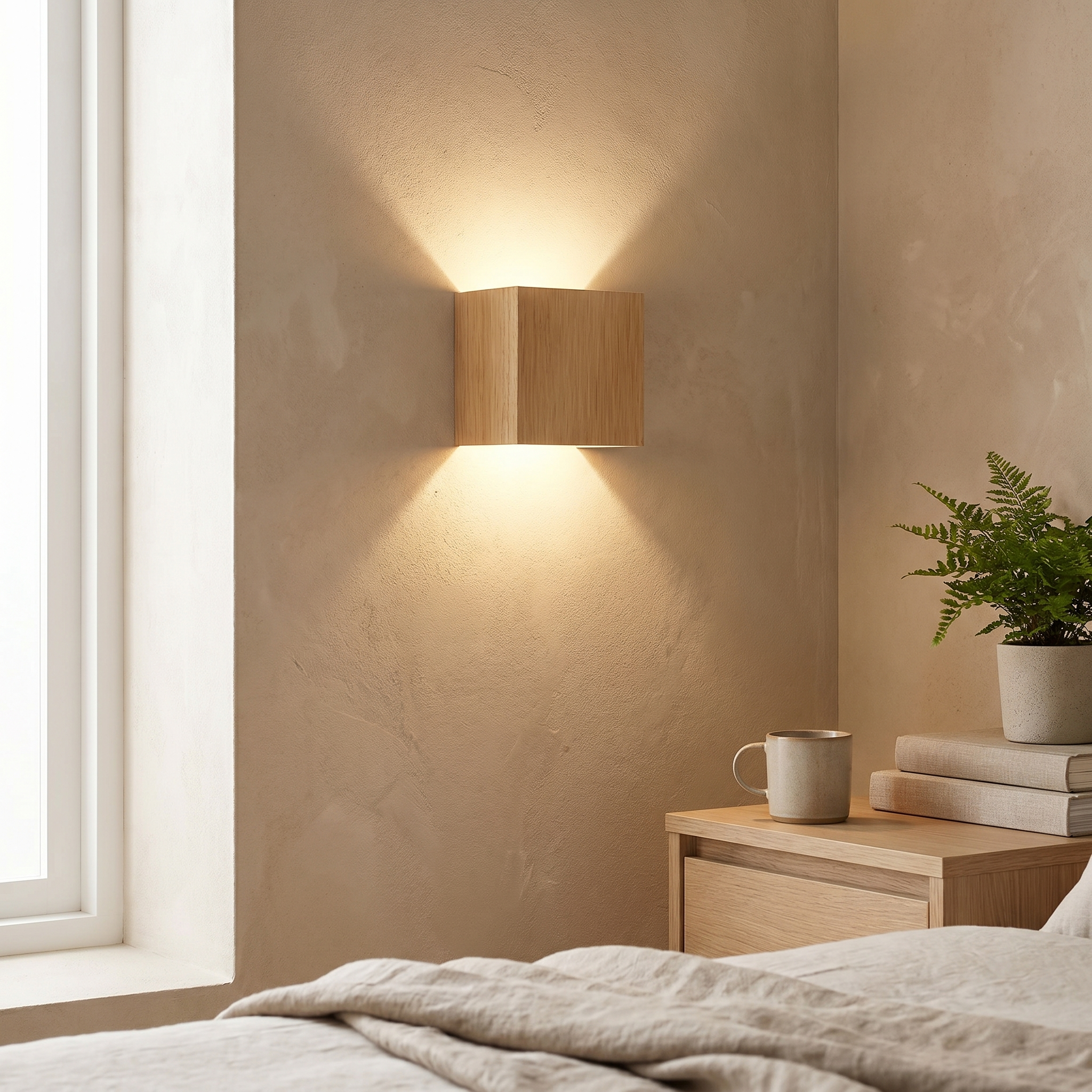 Wall Light, Hardwired LED, Aluminum and Acrylic, Warm or Cool White