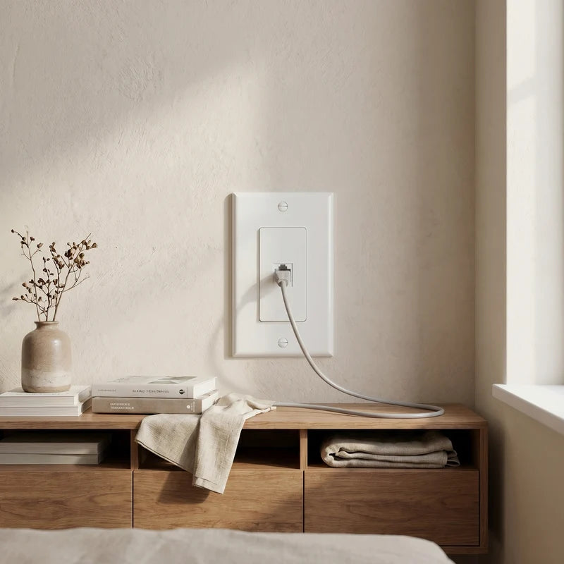 Brass Wall Plate, TV, Phone and Internet, Retro Panel