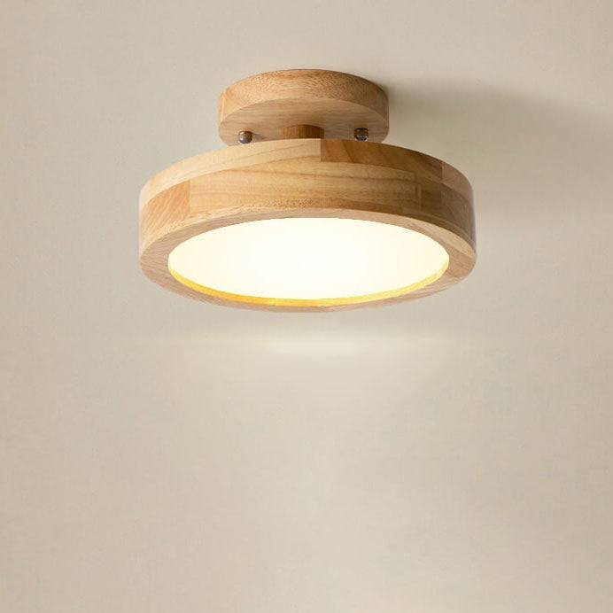 Nordic Round LED Ceiling Light Installation View