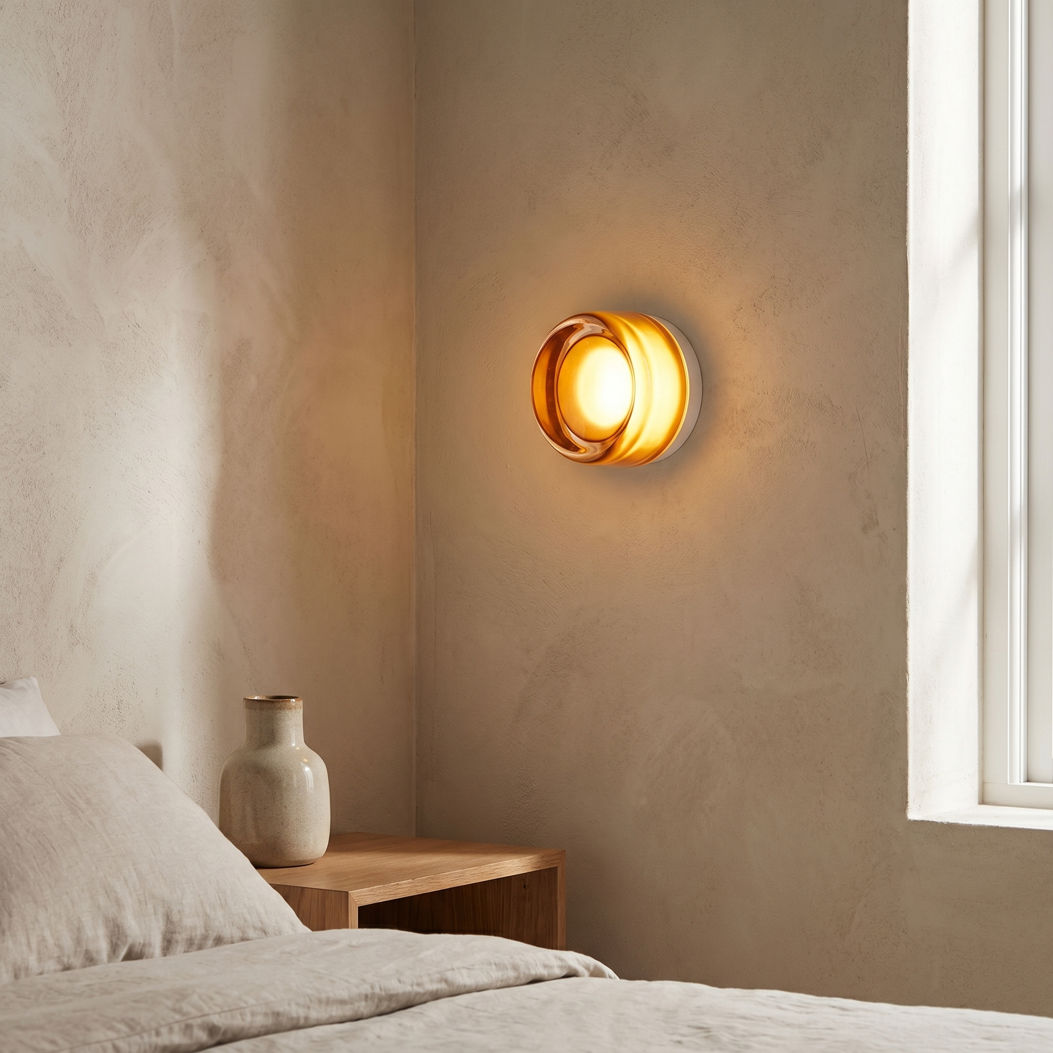 Linear LED Wall Sconce, Aluminum and Iron, Matte White, Dimmable, 90-260V