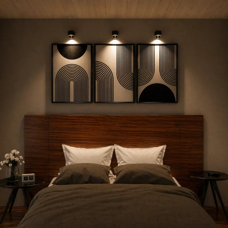 Cordless Wall Lamp, Magnetic Mount, 360° Adjustable, Dimmable, USB-C