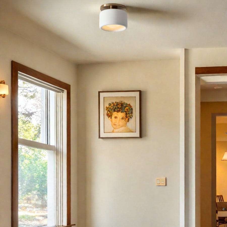 Cerova Porcelain Flush Mount Ceiling Light