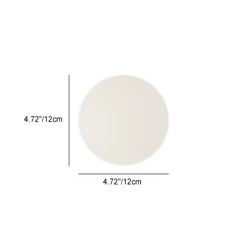 Glass Orb Wall Sconce, G9, White, Three Sizes, Hardwired, 100-240V