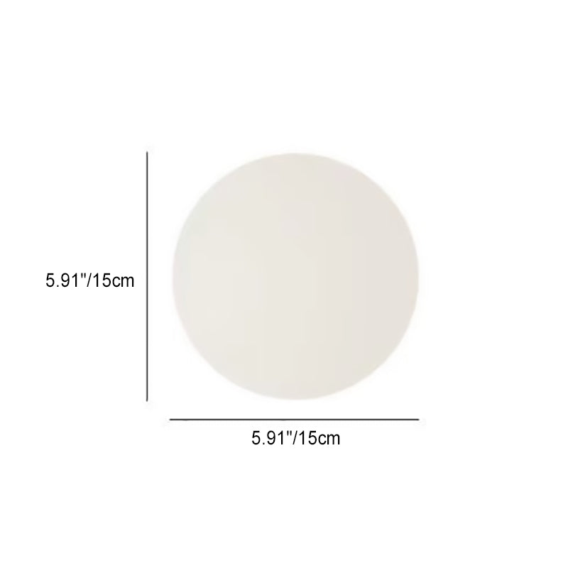 Glass Orb Wall Sconce, G9, White, Three Sizes, Hardwired, 100-240V