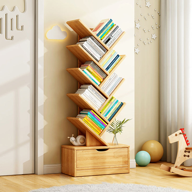 Eco-Friendly Board Bookshelf, 6-12 Tiers, Walnut or Wood Color