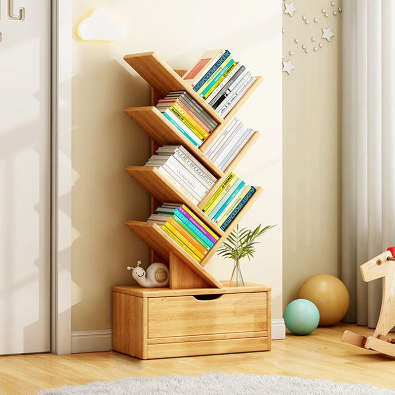 Eco-Friendly Board Bookshelf, 6-12 Tiers, Walnut or Wood Color