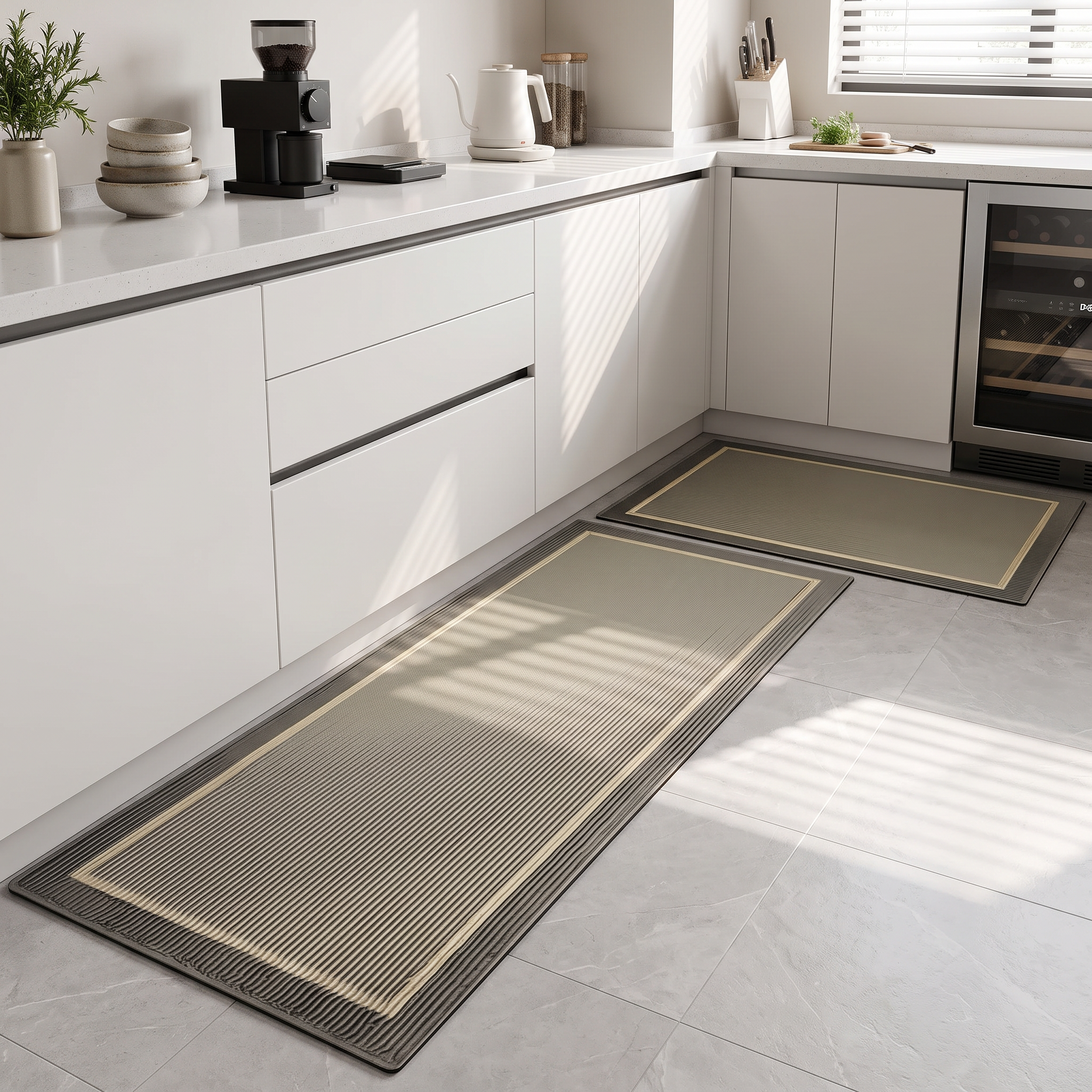 Anti-Slip Kitchen Mat, Polypropylene, Textured Finish