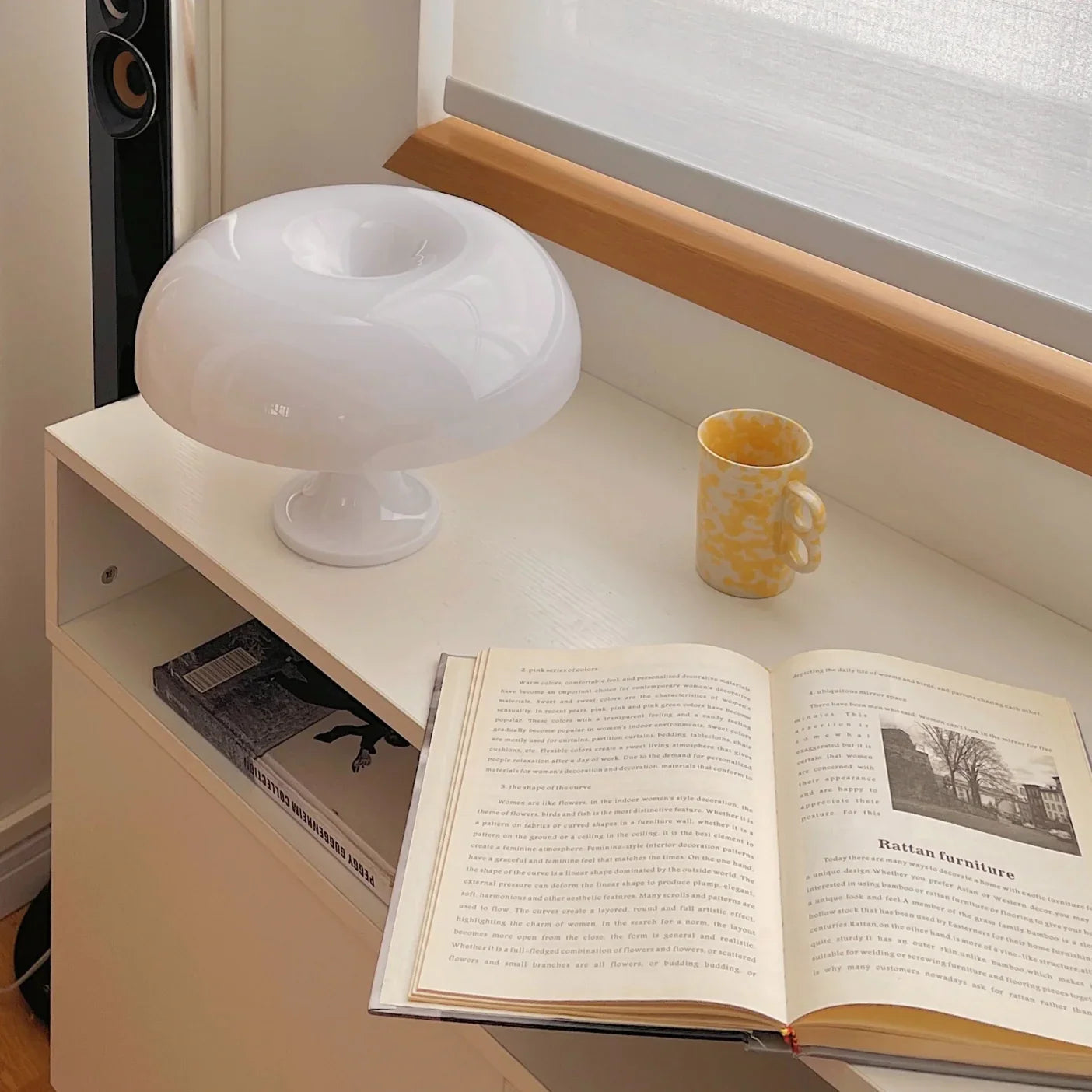 cleo retro mushroom table lamp 11
