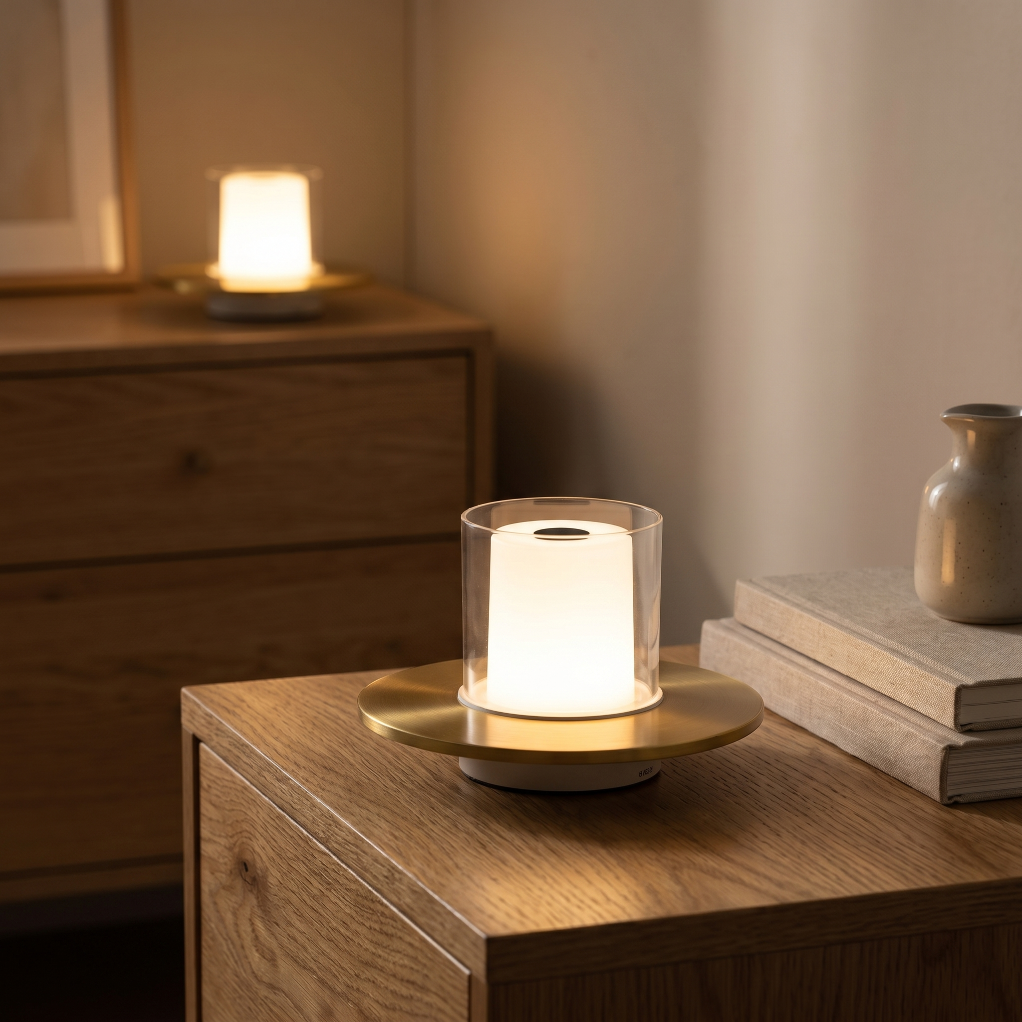 Candle Lamp, Hand-Wave Gesture Control, ABS and Steel, USB Rechargeable
