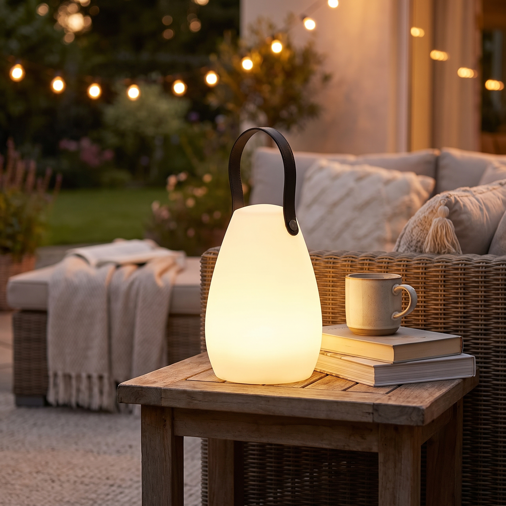 Cordless Waterproof Outdoor Lamp, Dimmable, 8 Colors