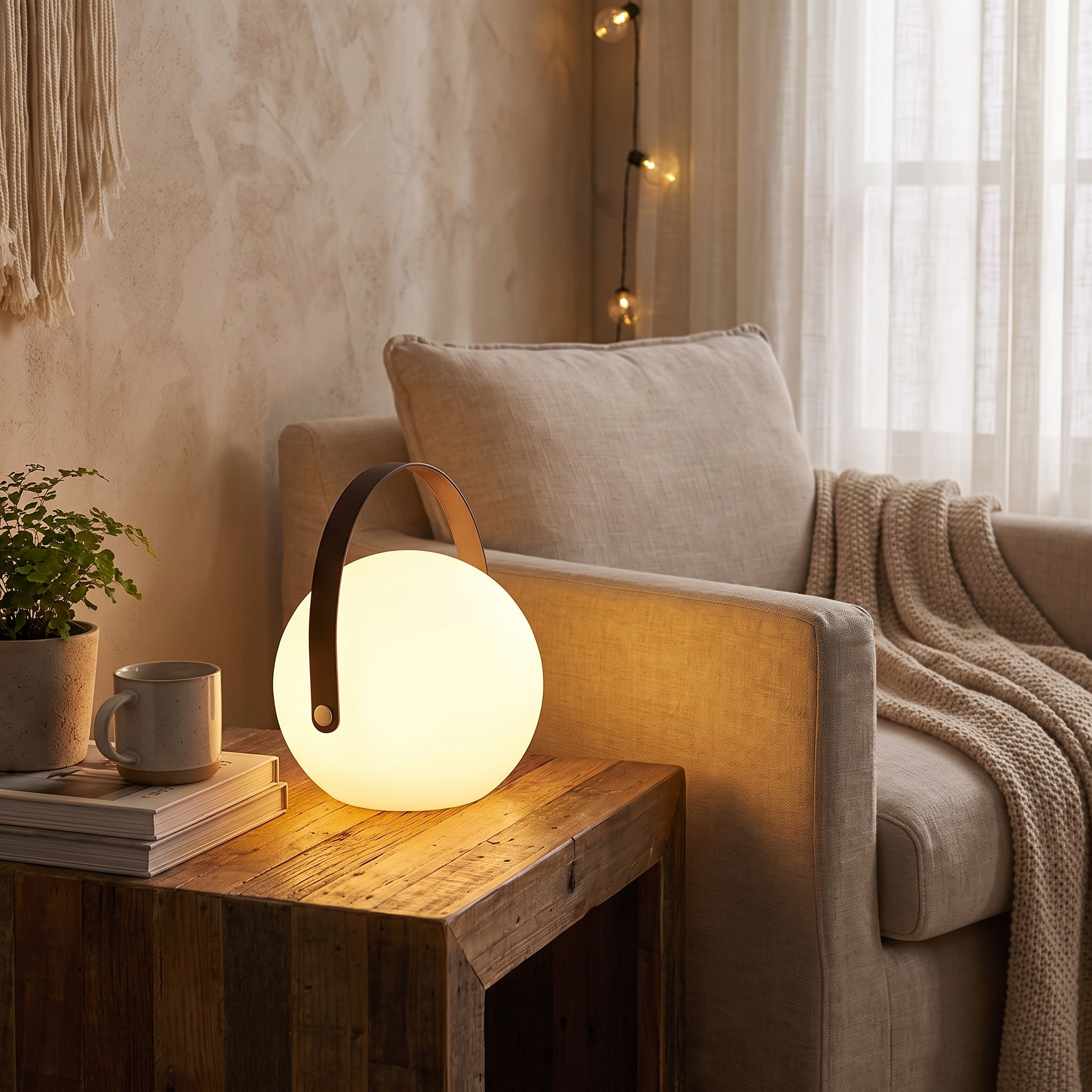 Cordless Waterproof Outdoor Lamp, Dimmable, 8 Colors