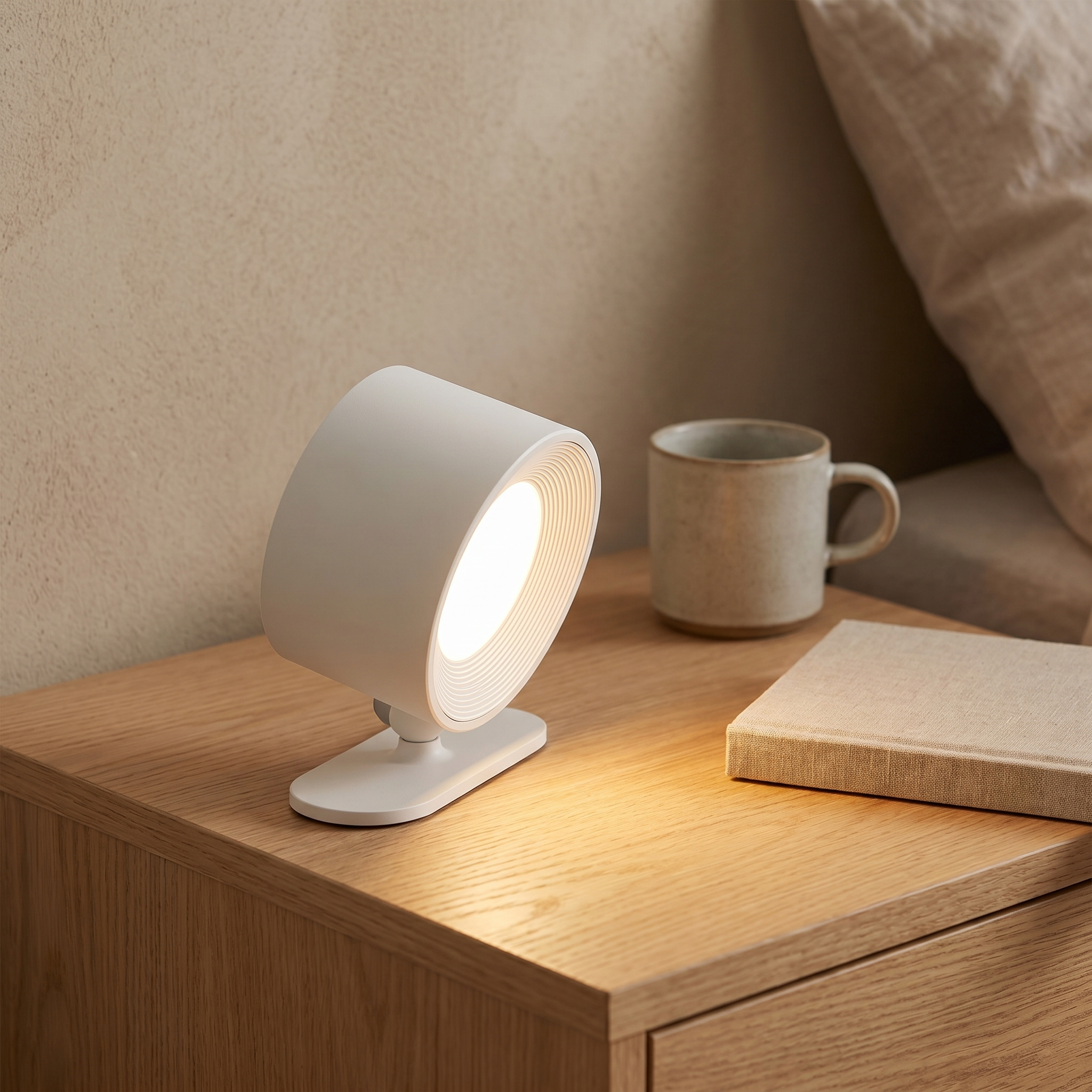 Cordless Wall Lamp, Magnetic Mount, 360° Adjustable, Dimmable, USB-C