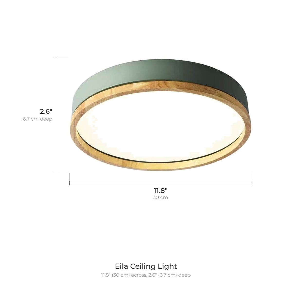 Eila round ceiling light dimensions