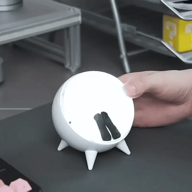 Ferrofluid Sound-Reactive Display, Bluetooth and AUX, ABS and Glass