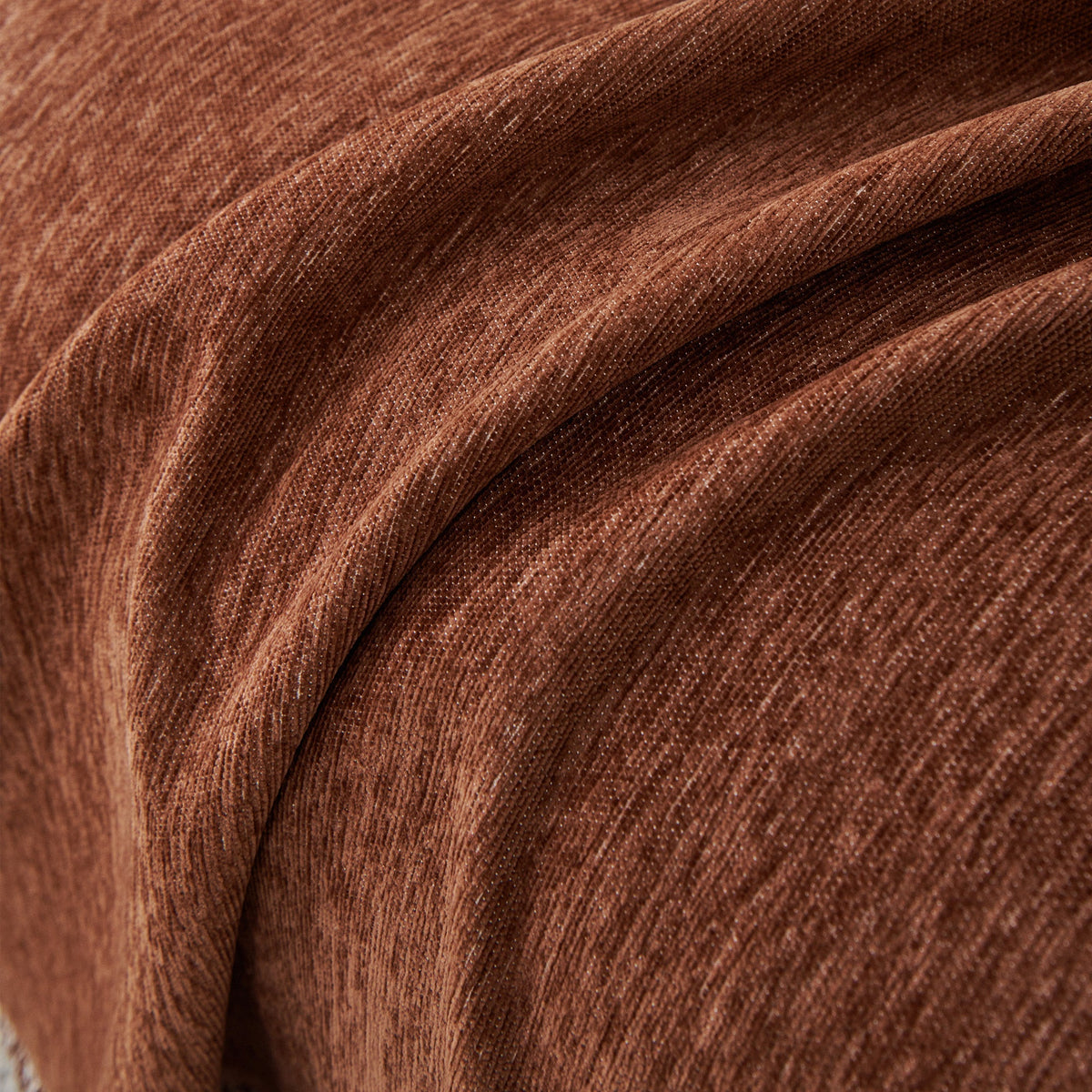 Close view of the brown woven texture