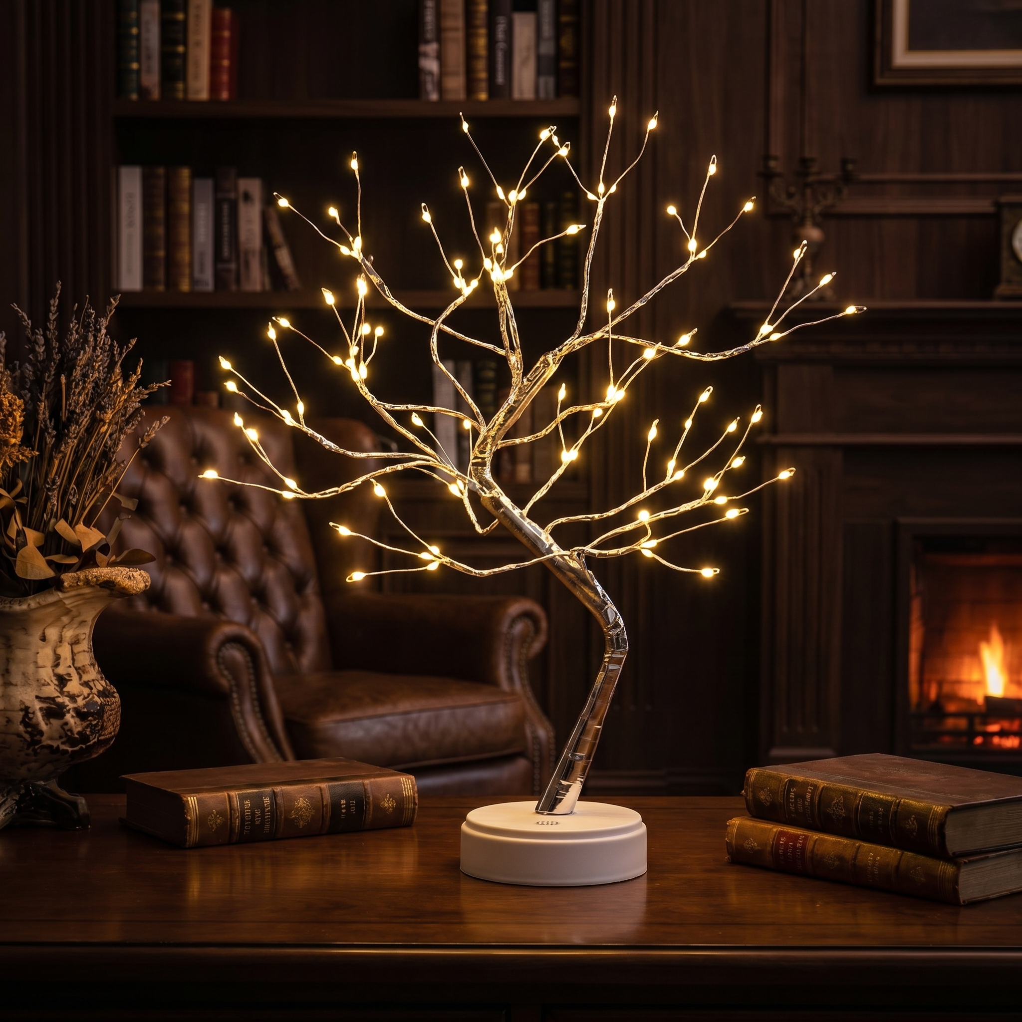 Fairy Tree Light, Flexible Branches, Warm White LED, USB or Battery