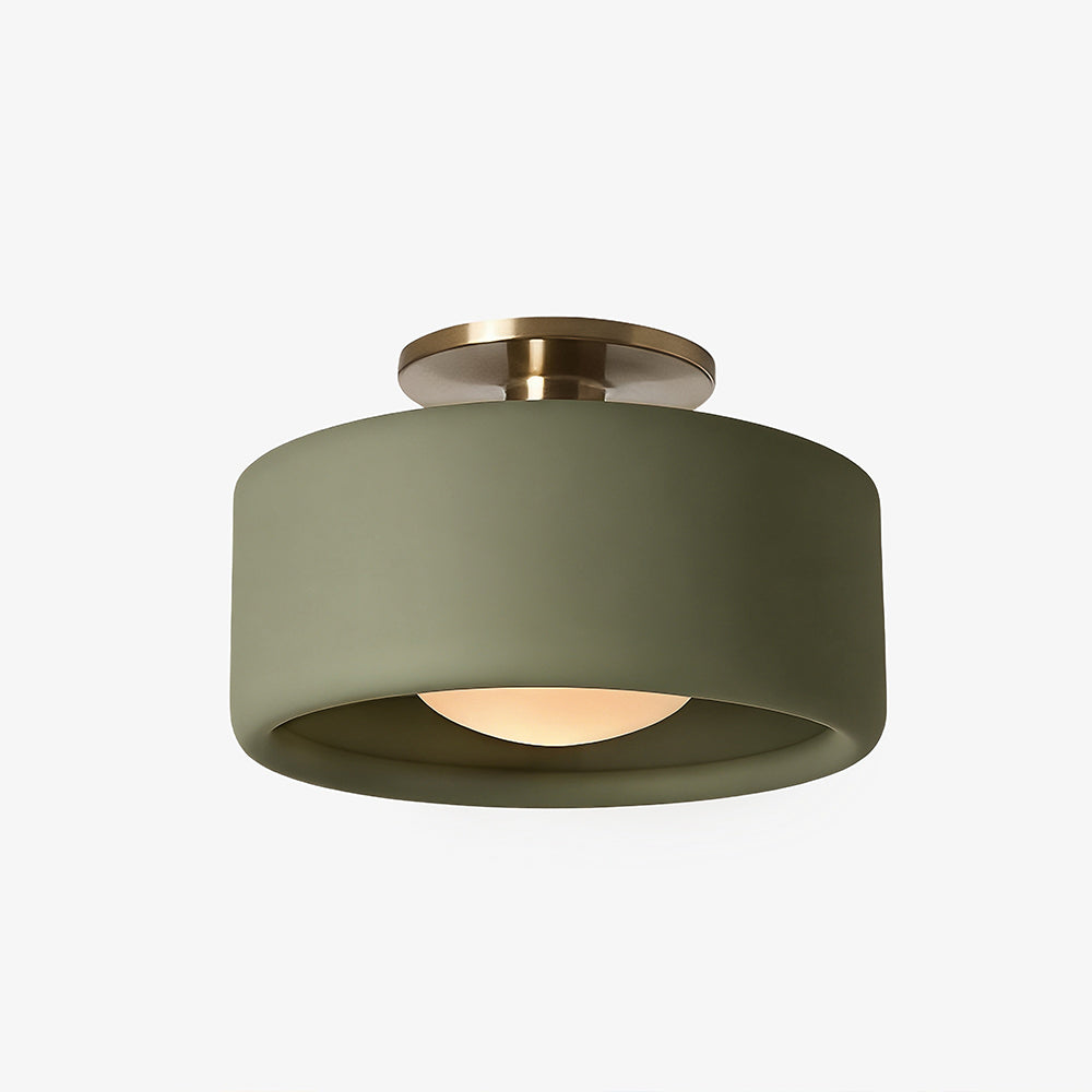 Cerova Porcelain Flush Mount Ceiling Light