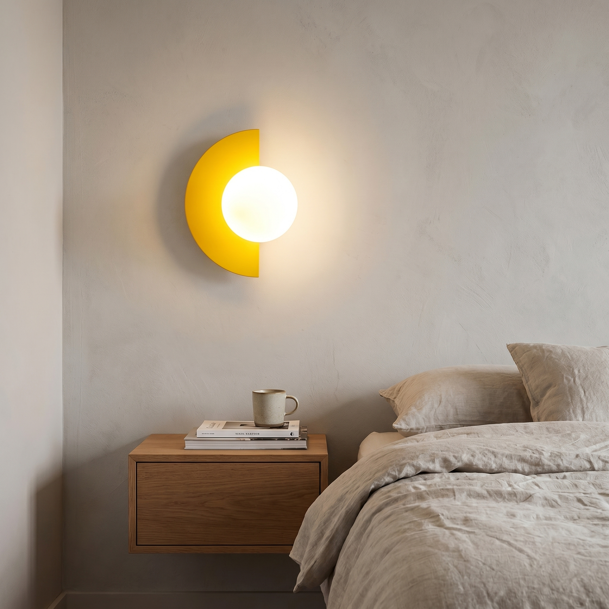 Glass Sphere Wall Sconce, Iron, G9, Seven Colors, UL Listed