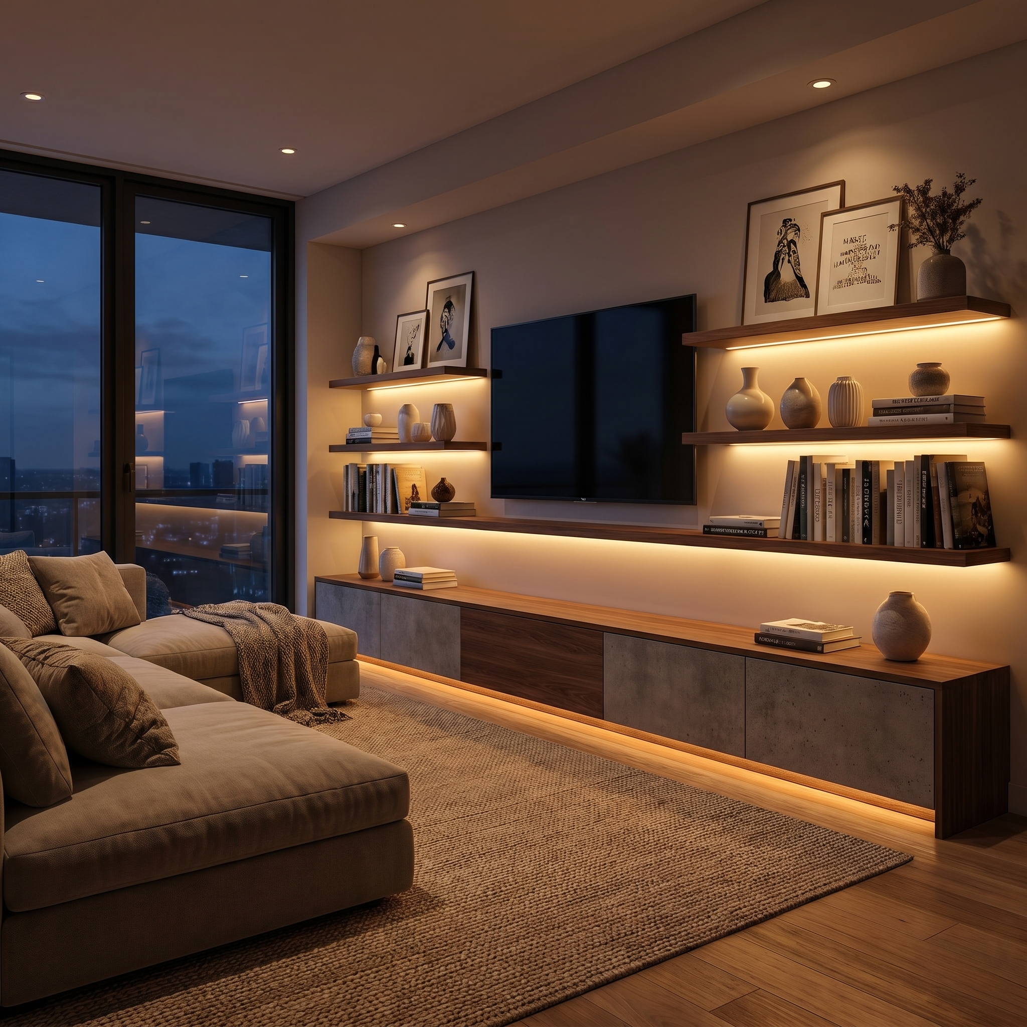 Motion LED Strip Light, IP65 Waterproof, Dimmable, Battery or USB