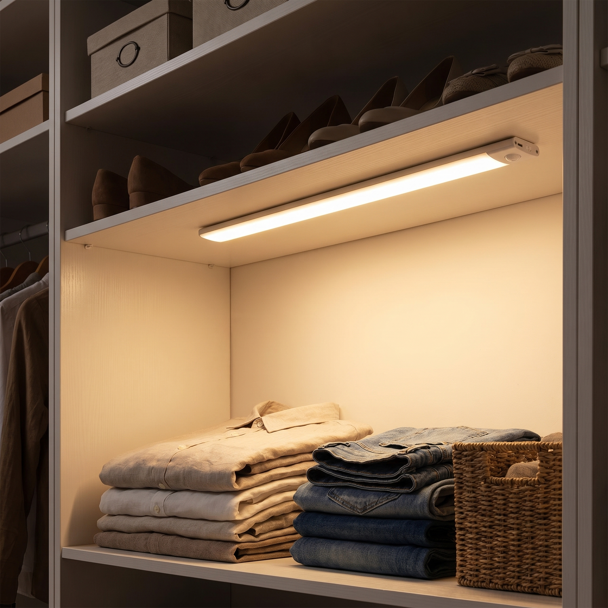 Motion Sensor Light, Magnetic Mount, Dimmable, USB Rechargeable