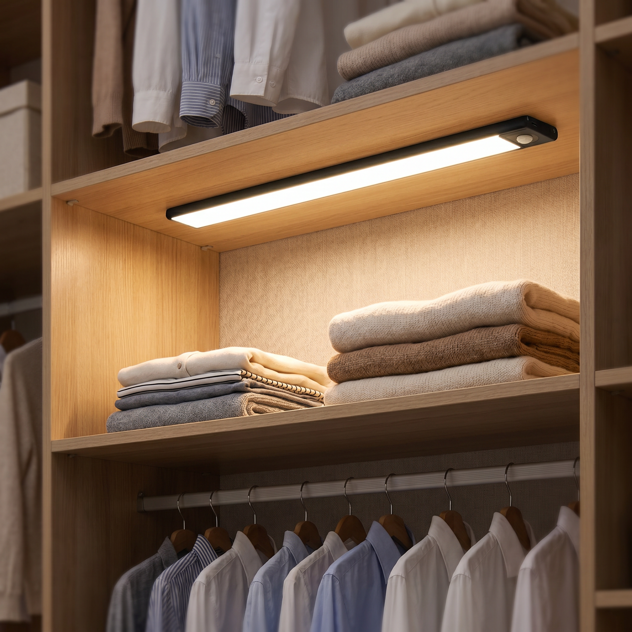 Motion Sensor Light, Magnetic Mount, Dimmable, USB Rechargeable
