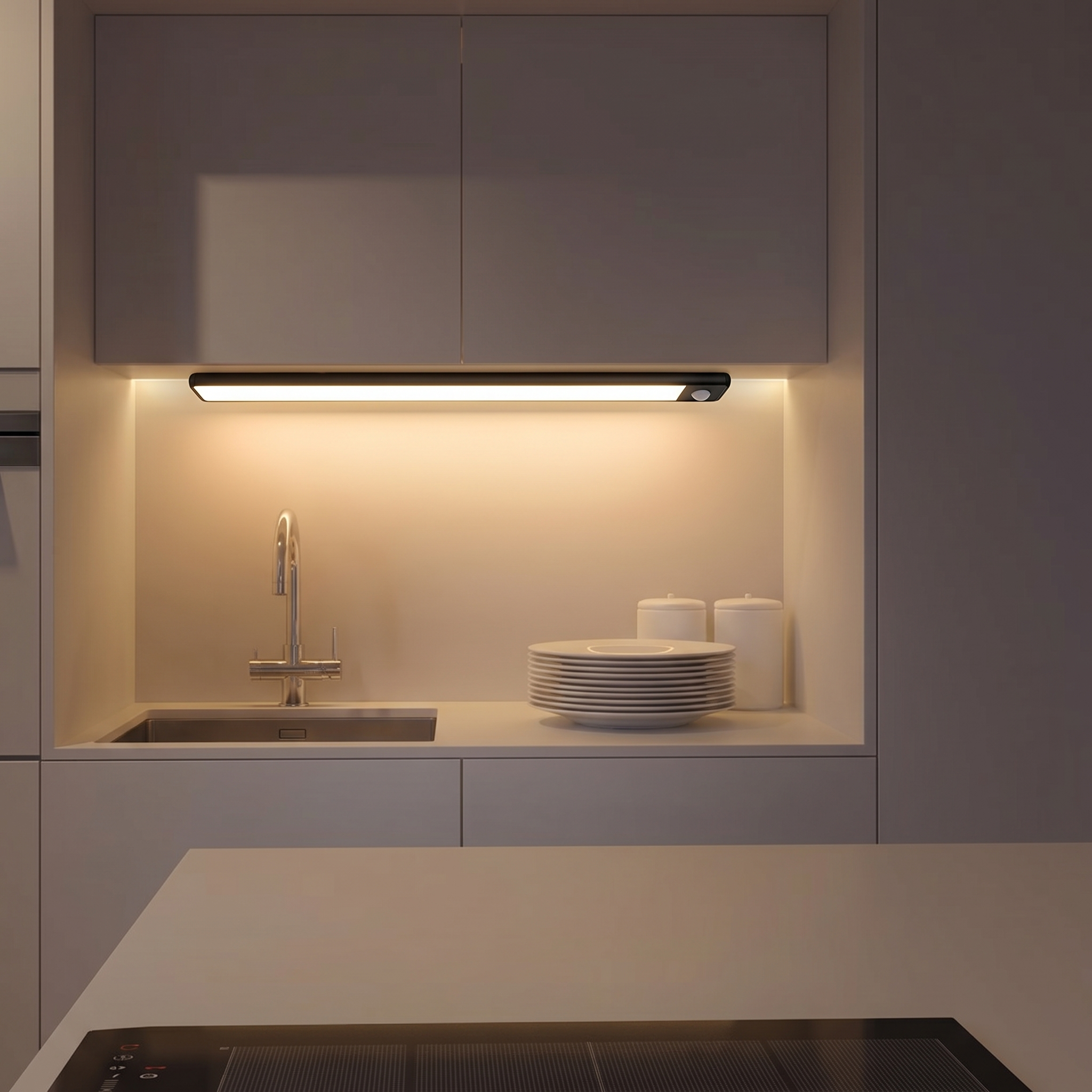 Motion Sensor Light, Magnetic Mount, Dimmable, USB Rechargeable