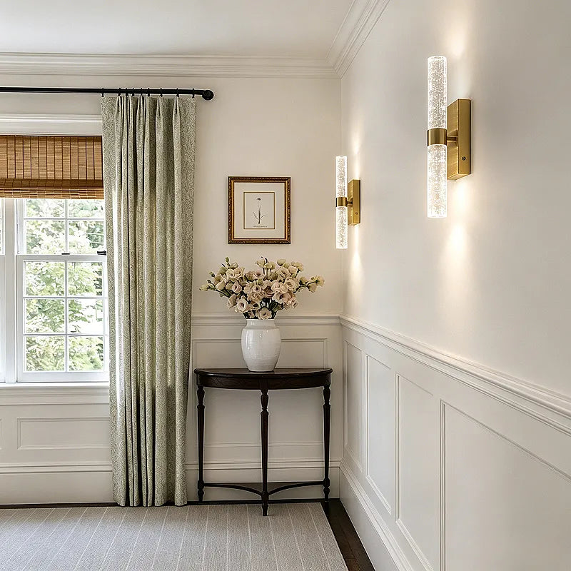 Pair of Namsos wall lights in a sitting room
