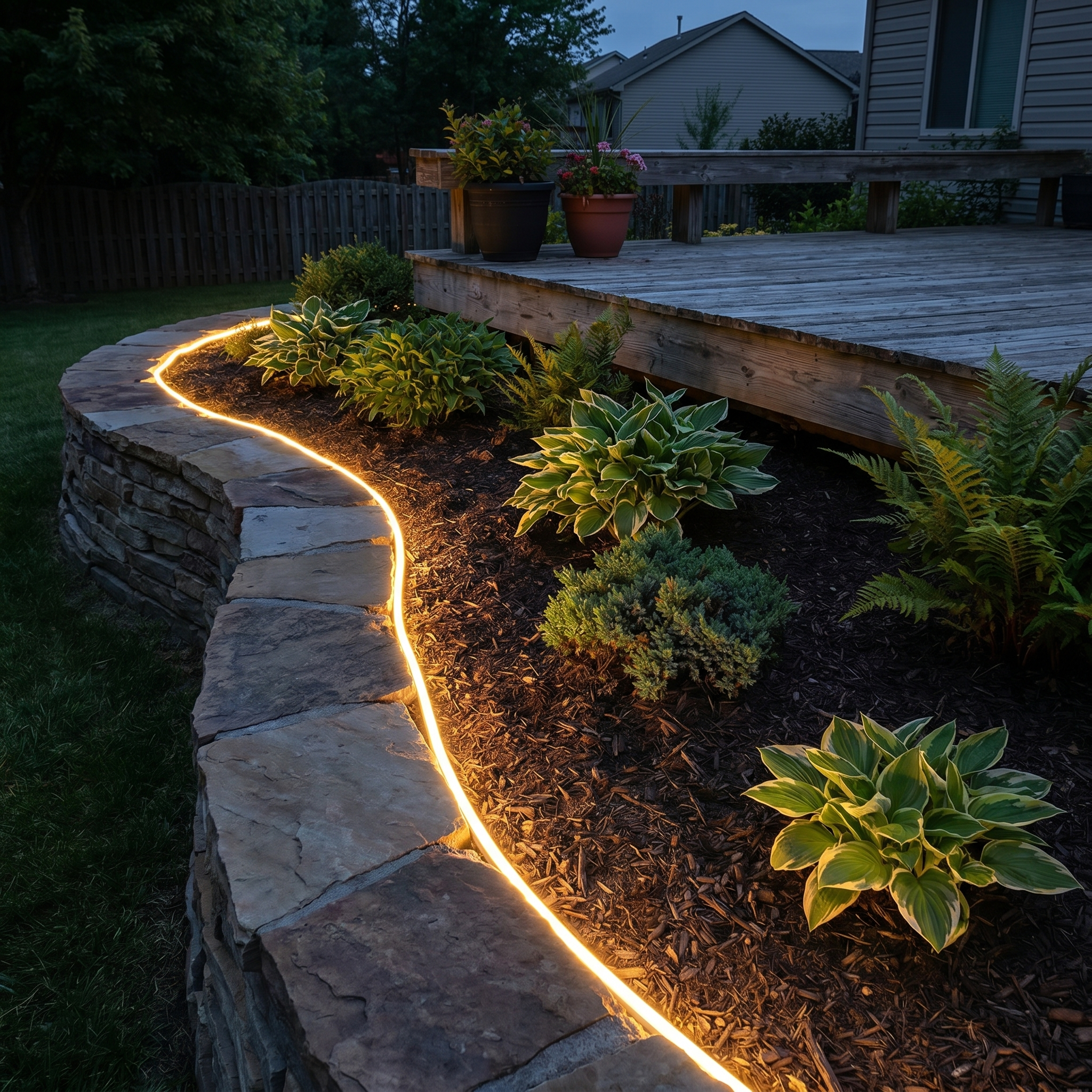 Outdoor Embedded LED Strip Light, Flexible Silicone, 24V, Waterproof
