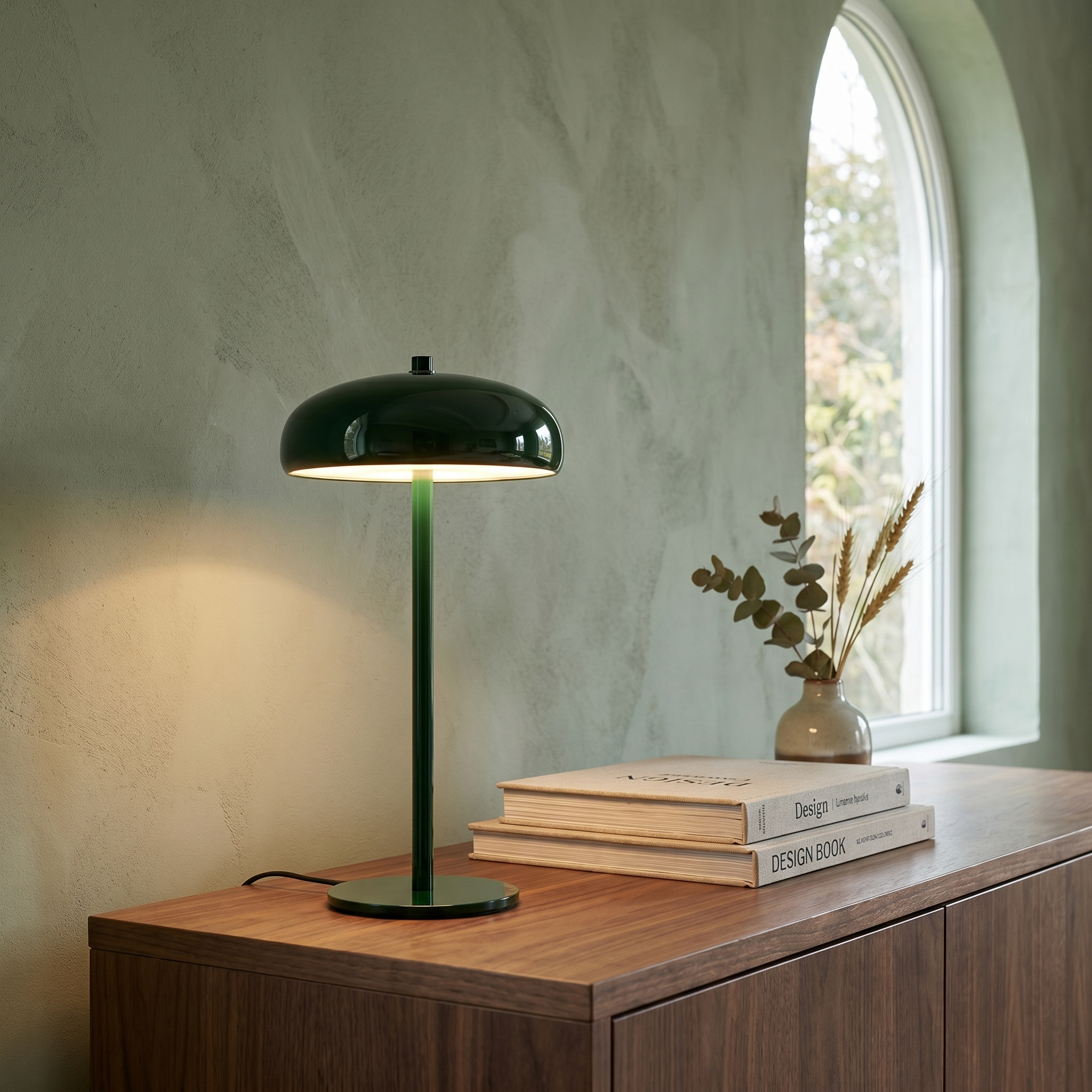 Retro Table Lamp, Touch Control, Three Colour Temps, USB-C Rechargeable