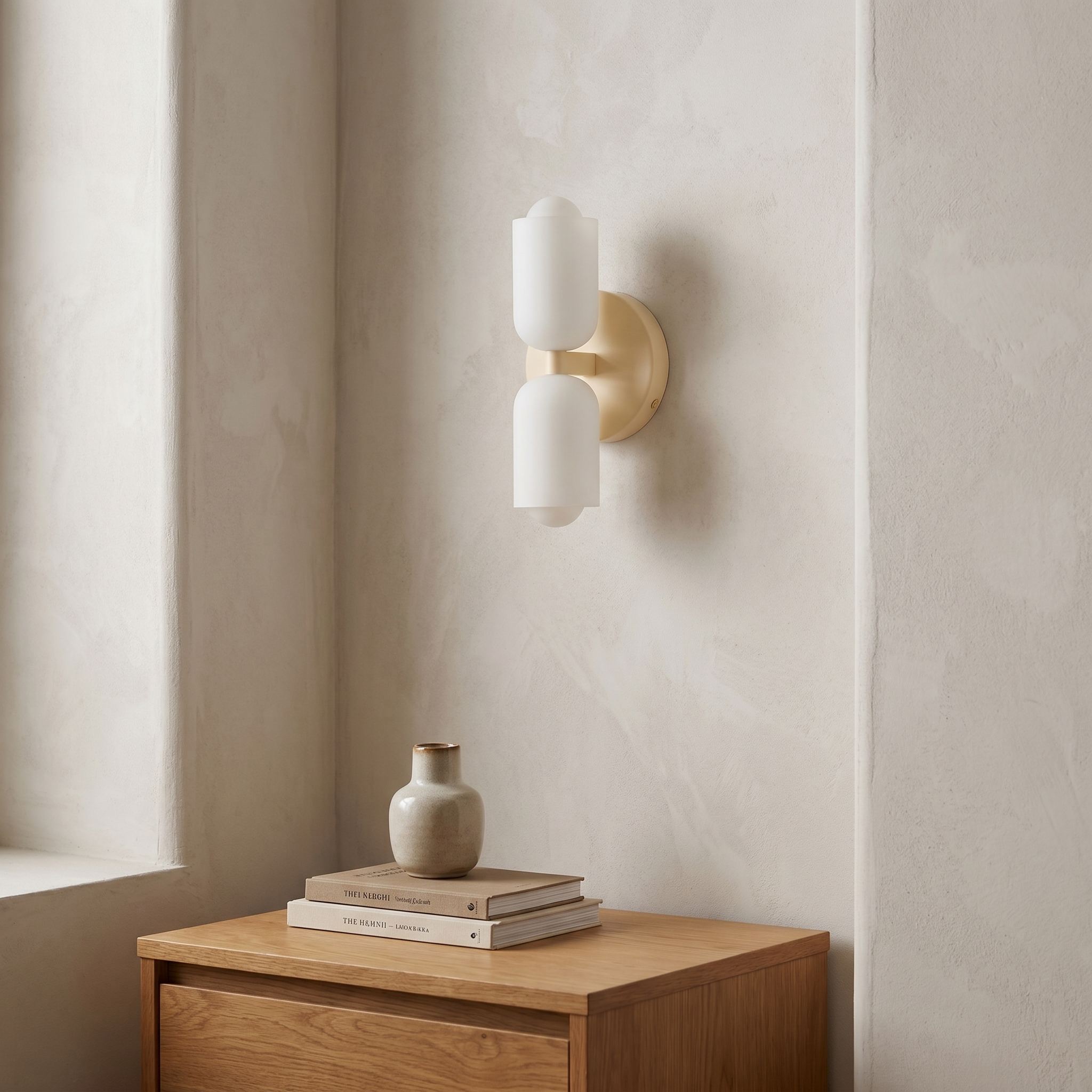 Up Down Wall Light, Metal, E14, Hardwired or Plug In, Six Colors
