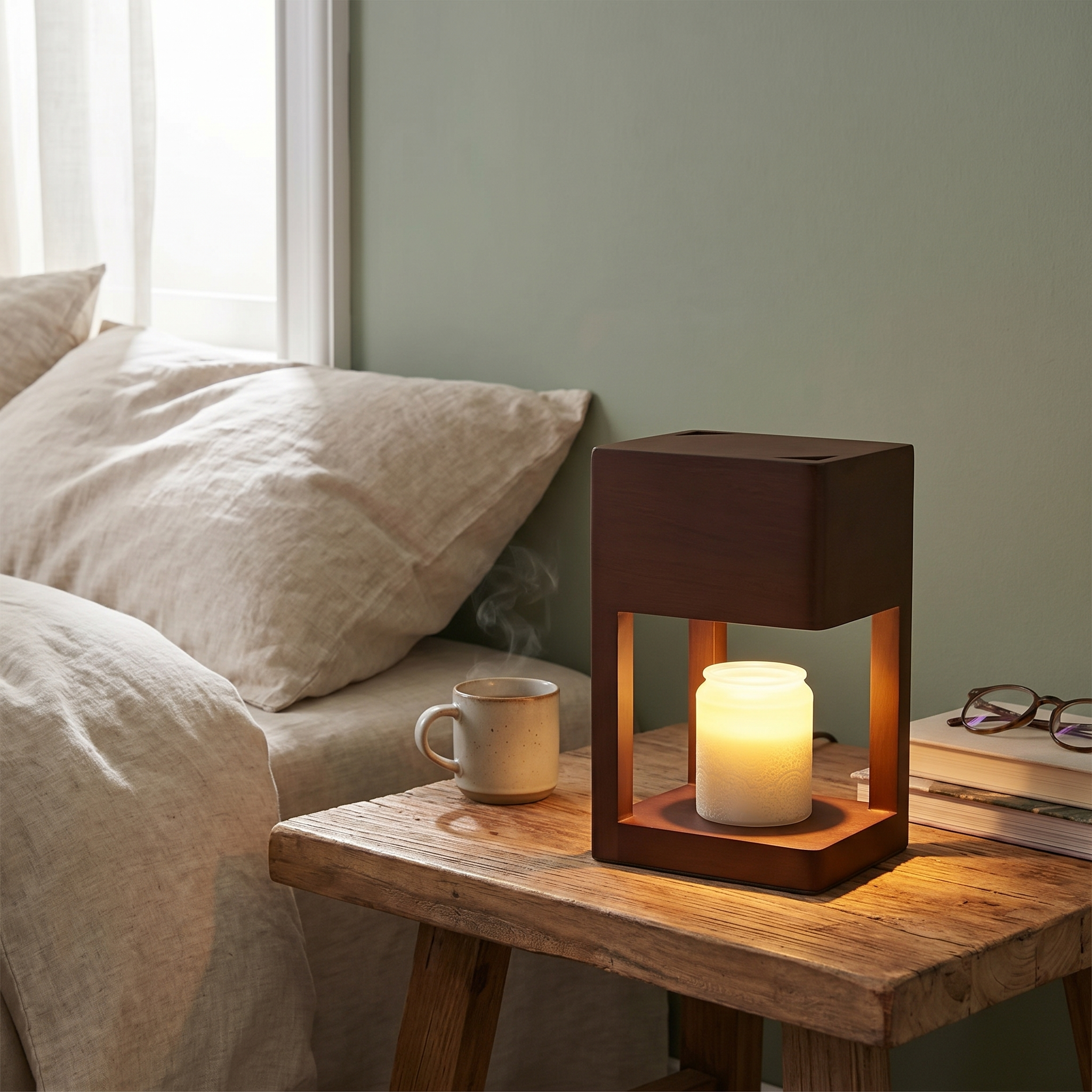Wren Candle Warmer Table Lamp 03