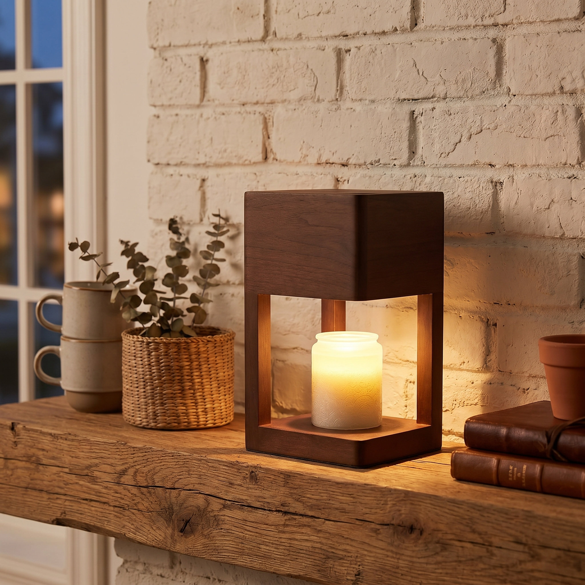 Wren Candle Warmer Table Lamp 05